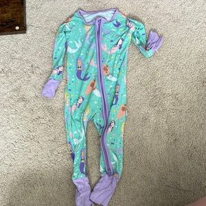 Little sleepies mermaid magic zippie 0-3 M